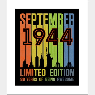 September 1944 80 Years Of Being Awesome Limited Edition Posters and Art